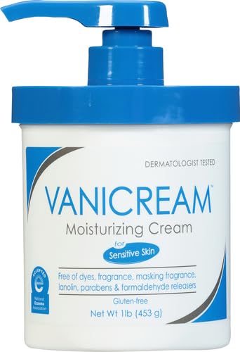 Vanicream Moisturizing Skin Cream for Sensitive Skin, 16 fl oz (Pack of 2)